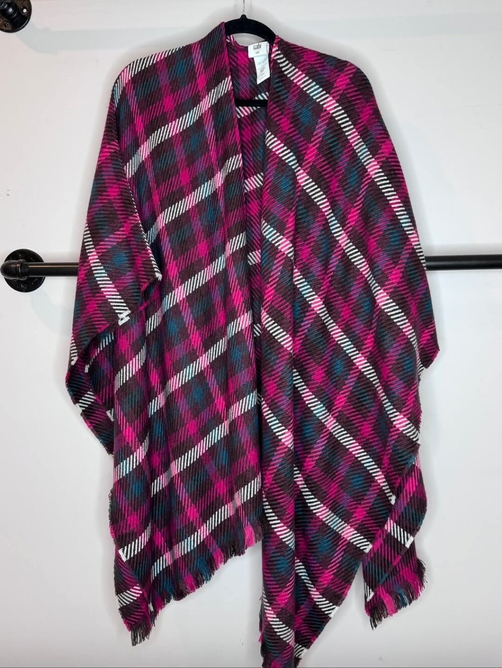 Cabi Plaid Wrap Shawl